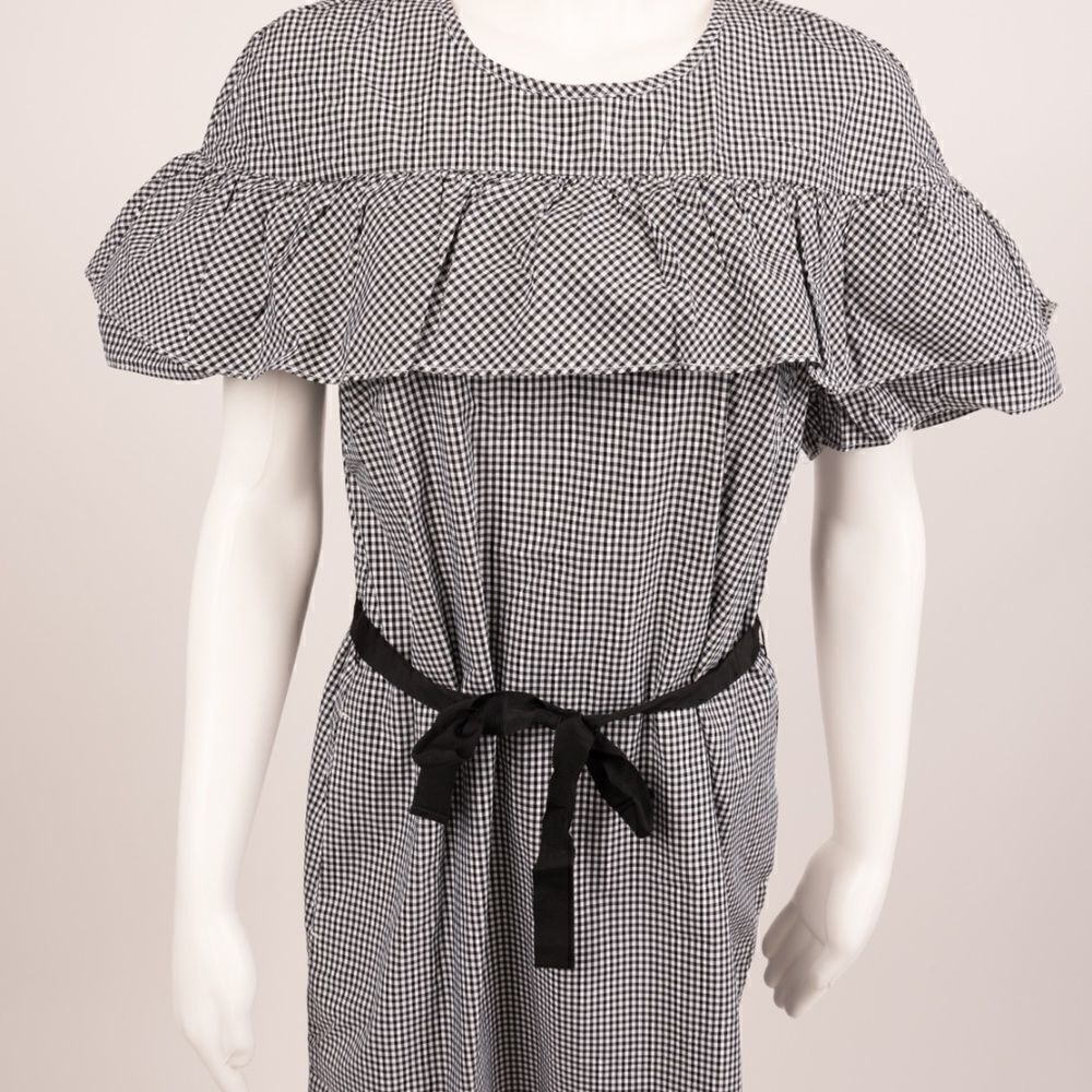 J. Crew Petite Dress 12P Shift Edie Gingham